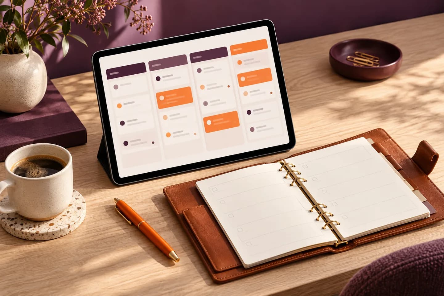 CRM en salesautomatisering · illustratieve compositie