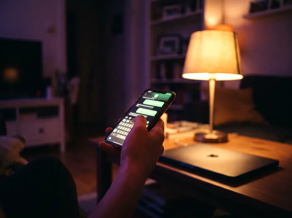 Captura del chatbot en WhatsApp