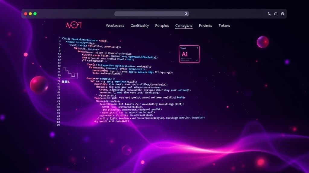 AI-powered web development with smart components and code transformation
